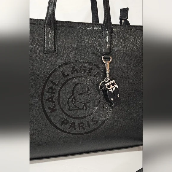 NWT Karl Lagerfeld Paris Nouveau Tote - Picture 4 of 7
